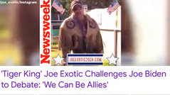 'Tiger King' Joe Exotic Challenges Joe Biden to Debate: 'We Can Be Allies'