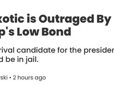 Joe Exotic is Outraged By Trump's Low Bond