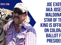 Joe Exotic aka Joseph Maldonado, Star of 'Tiger King' Is Officially On Colorado Ballot For President