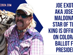 Joe Exotic aka Joseph Maldonado, Star of 'Tiger King' Is Officially On Colorado Ballot For President