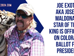 Joe Exotic aka Joseph Maldonado, Star of 'Tiger King' Is Officially On Colorado Ballot For President
