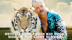 Netflix Star Takes Kid Rock's Side on Bud Light Scandal