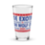 Exotic/Wolf for President 2024 Shaker pint glass