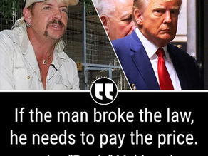 'KARMA'S A B----': 'Tiger King' star Joe Exotic unveils his message to Trump post-indictment