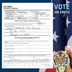 Joe Exotic Unleashes a Political Wildfire: Democrat Party, Brace Yourselves!