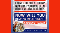 Tiger King’s Joe Exotic calls on Donald Trump from prison to join his presidential campaign
