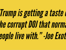 Joe Exotic: Trump is getting a taste of the corrupt DOJ that normal people live with