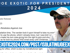 Press Release: Prison Retaliation against Joe Exotic